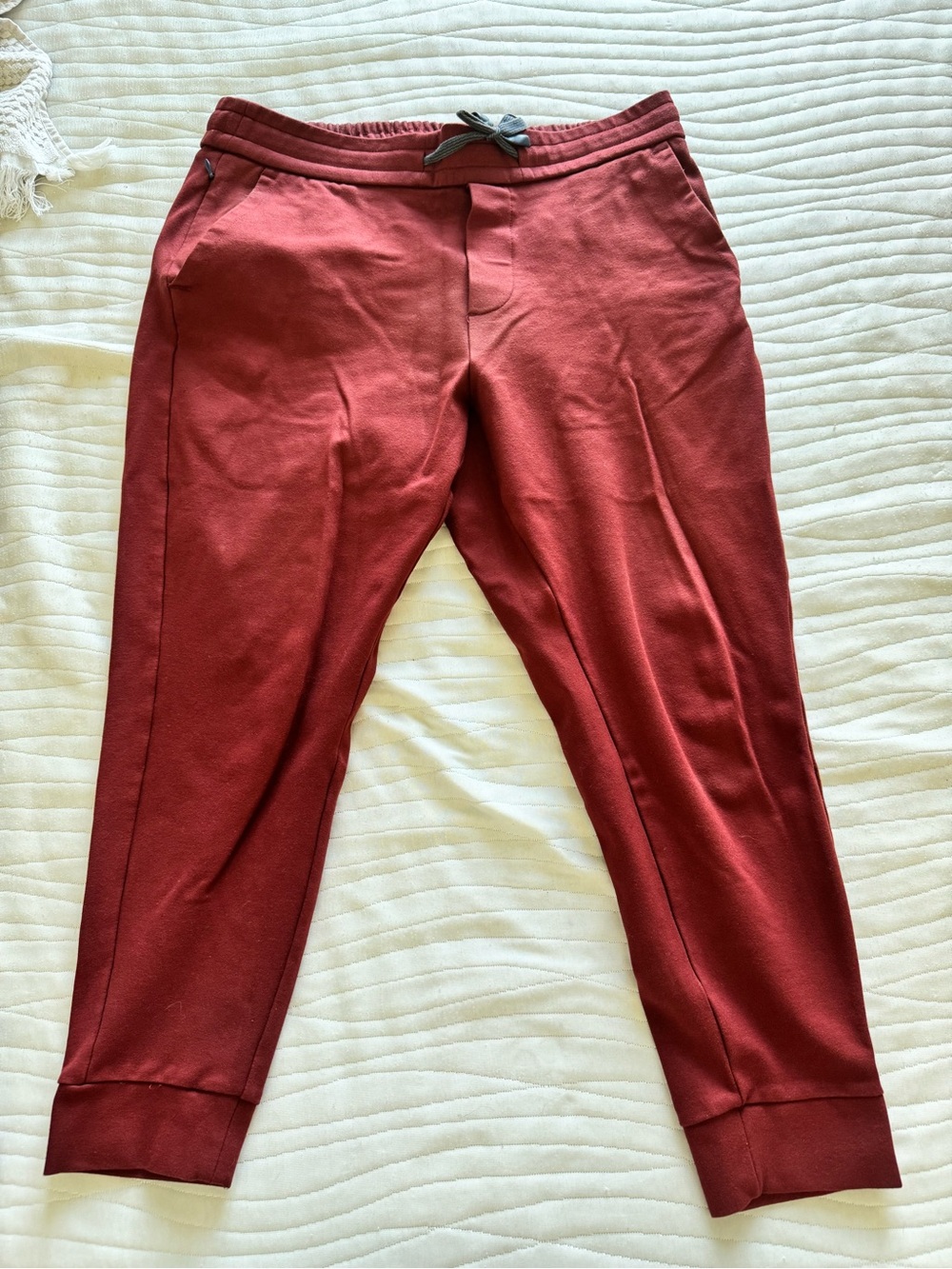 Bonobos Maroon Athletic Joggers
